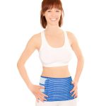 QualiBelly trebušna in ledvena opora na modelu